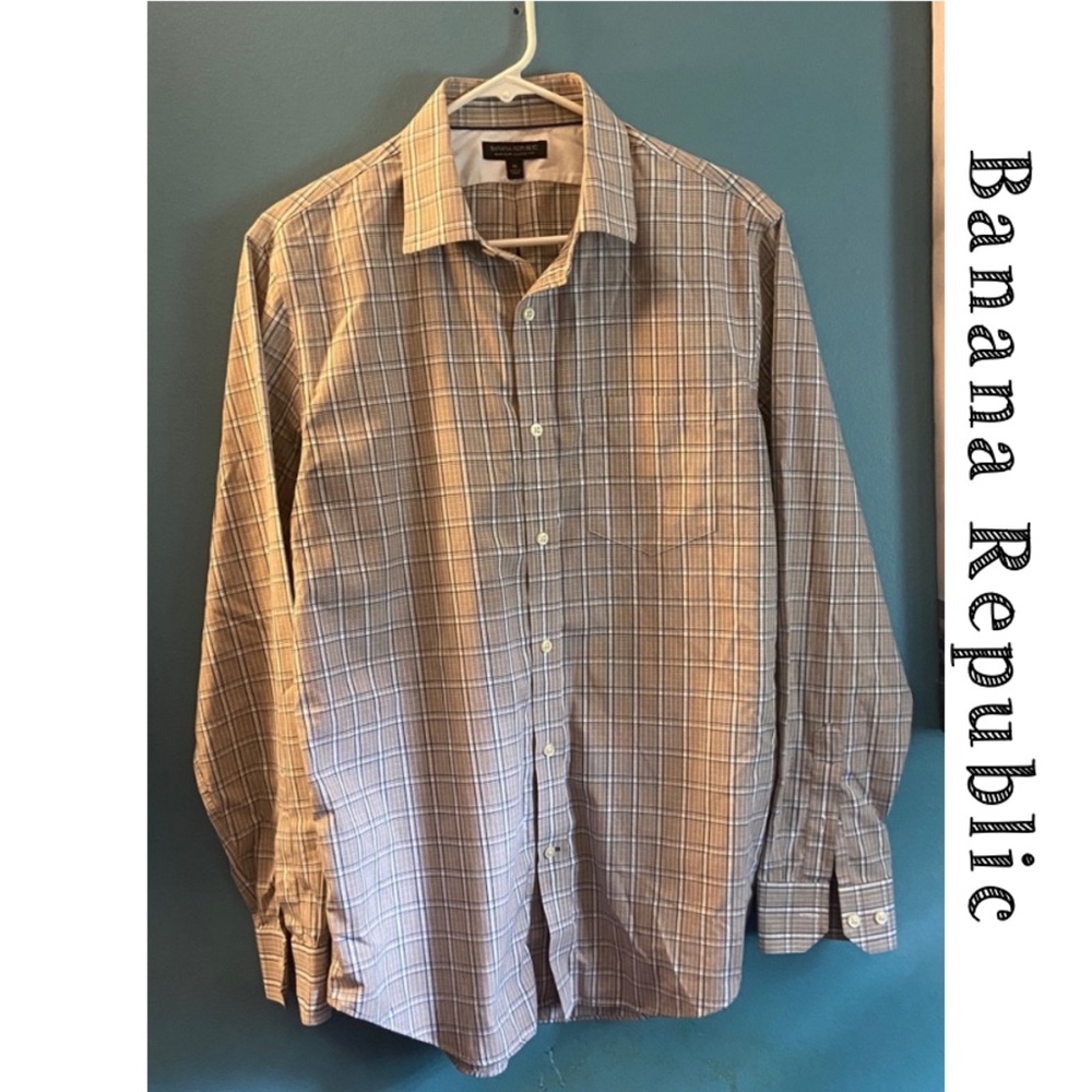 Banana Republic Long Sleeve Button Down Men’s Size Medium